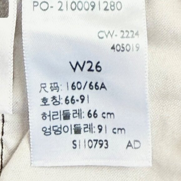 Levi's 501 Women's Frayed Hem Button Fly High Rise Black Denim Shorts Sz 26 NWT - Picture 7 of 11